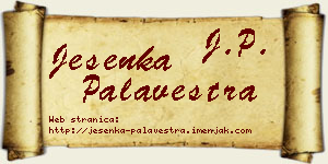 Jesenka Palavestra vizit kartica